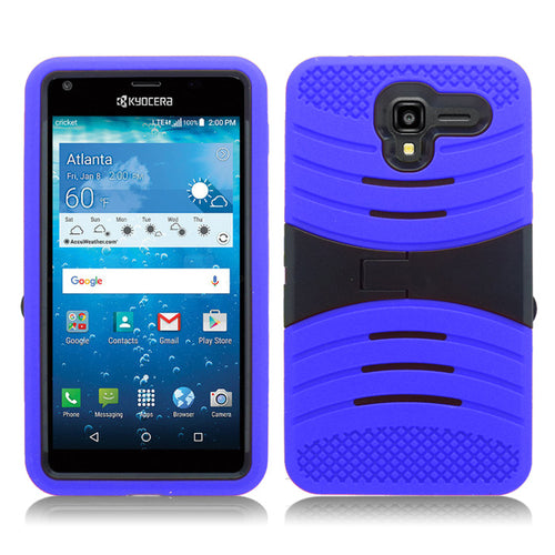 KYOCERA REACH/C6743/VIEW GUARDIAN BLUE ON BLACK CASE