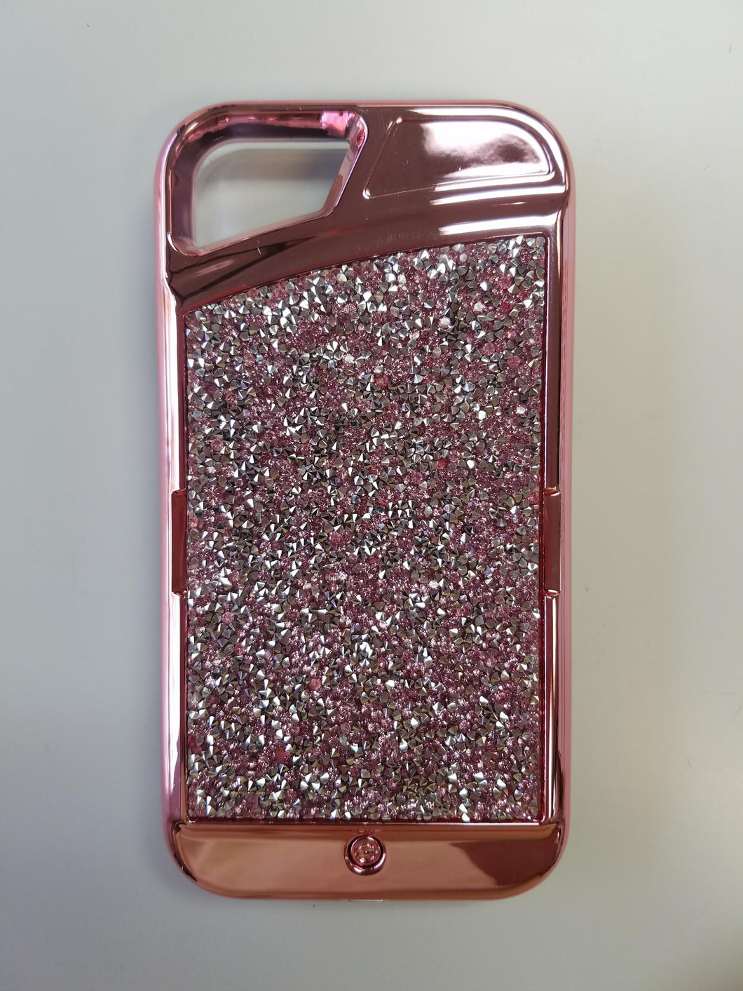 Apple iPhone 8/7/6 Rose Gold Glitter Selfie Case