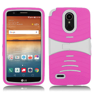 LG STYLO 3 / LS777 GUARDIAN PINK ON WHITE CASE