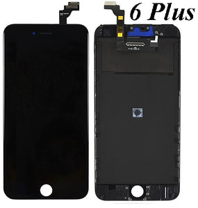 APPLE iPHONE 6 PLUS BLACK 5.5" LCD TOUCH SCREEN DIGITIZER ASSEMBLY REPLACEMENT