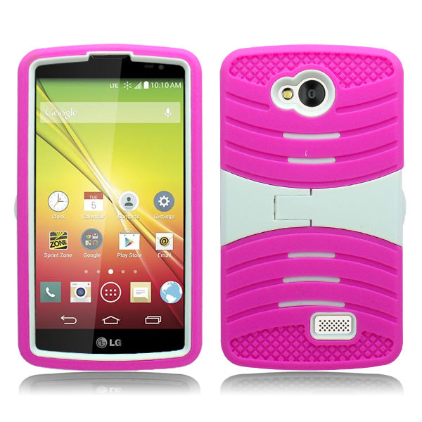 LG TRIBUTE/LS660/F60 GUARDIAN PINK ON WHITE CASE