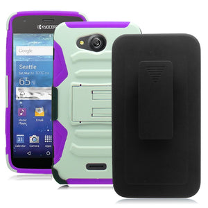 KYOCERA WAVE/C6740 PURPLE ECLIPSE COMBO HOLSTER CASE