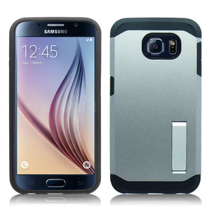 SAMSUNG GALAXY S6 G9200 HYBRID GRAY GUARDIAN WITH STAND CASE