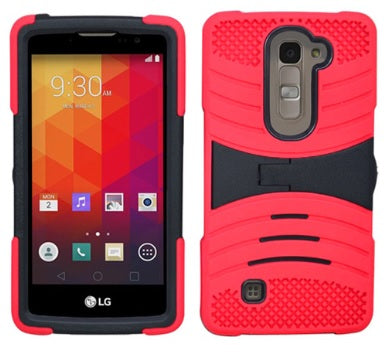 LG VOLT2/LS751/C90 GUARDIAN RED ON BLACK CASE