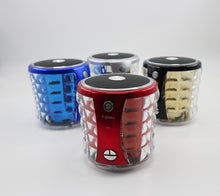 UNIVERSAL RED LED BLUETOOTH SPEAKER WITH SD CARD PORT