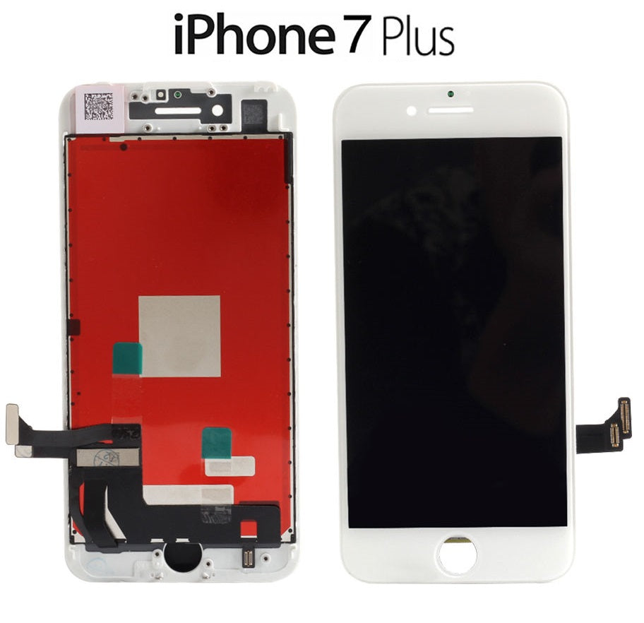 APPLE iPHONE 7 PLUS WHITE 5.5'' LCD TOUCH SCREEN DIGITIZER ASSEMBLY REPLACEMENT