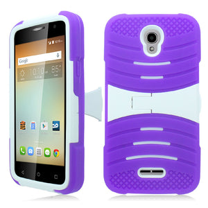 ALCATEL ELEVATE/5017 GUARDIAN PURPLE ON WHITE CASE