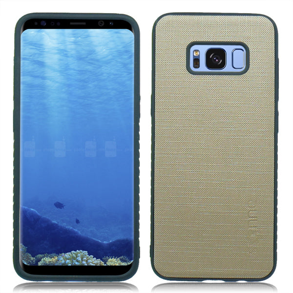 Samsung Galaxy S8/G950 Light Tan Hybrid Texture Slim Case