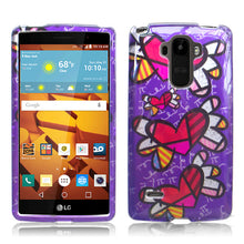 LG STYLO/LS770 GRAFFITI LOVE SNAP ON DESIGN CASE