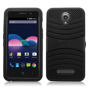 ZTE OBSIDIAN/Z820 GUARDIAN BLACK ON BLACK CASE