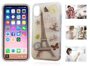 Apple iPhone X (5.8'') Eiffel Tower Anti Gravity Sticky Flex Case