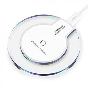 Universal White QI Desktop Wireless Charger