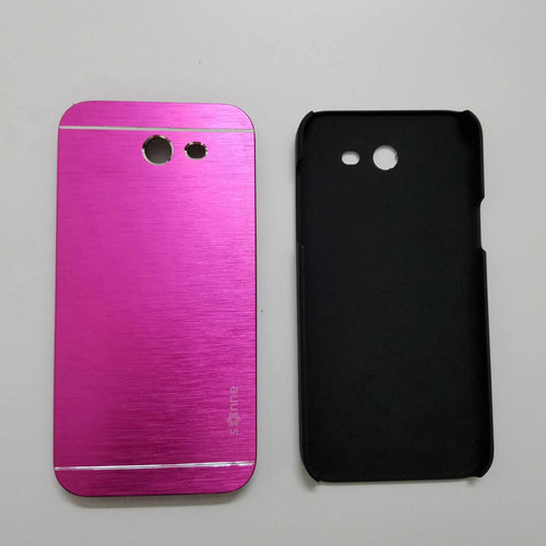 SAMSUNG GALAXY J3 EMERGE/J327/AMP PRIME 2 PINK SONNE BRUSHED ALUMINUM CASE