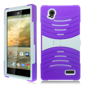 ZTE WARP ELITE/N9518 GUARDIAN PURPLE ON WHITE CASE