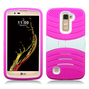 LG K10/AH2 GUARDIAN PINK ON WHITE CASE