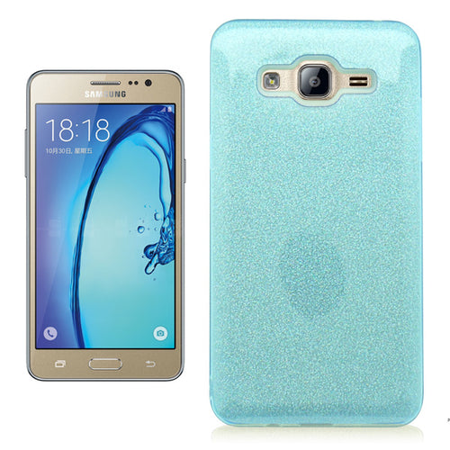 SAMSUNG ON5/G550 BABY BLUE CANDY GLITTER CASE