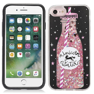 Apple iPhone 8/7/6 (4.7'') Candy Liquid Glitter Bottle Design Case