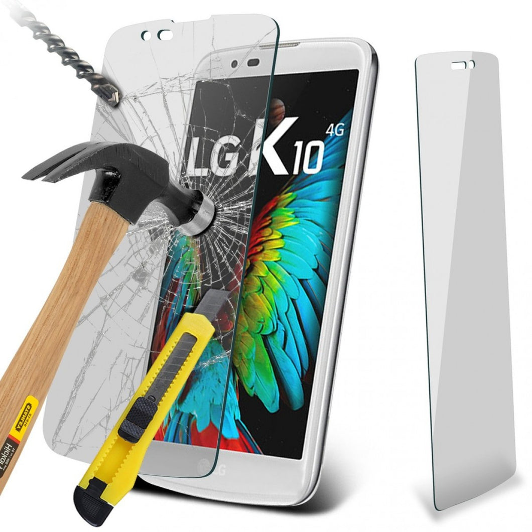 LG K10/AH2 CLEAR TEMPERED GLASS FULL FIT SCREEN PROTECTOR