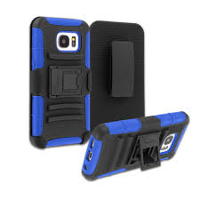 SAMSUNG GALAXY S7/G930 ECLIPSE COMBO HOLSTER CASE Blue + Black