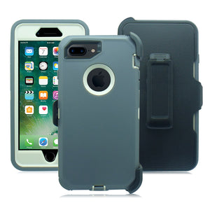 APPLE iPHONE 6S PLUS /7 PLUS /8 PLUS (5.5'') GUARDIAN GRAY ON WHITE CASE