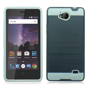 ZTE TEMPO/N9131 BLACK ON GRAY DUO LAYER CASE