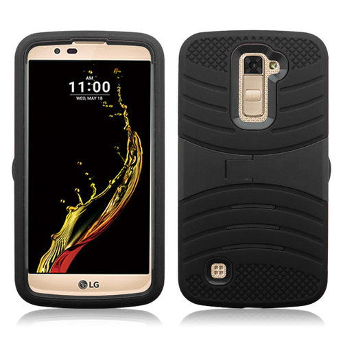 LG K10/AH2 GUARDIAN BLACK ON BLACK CASE