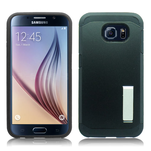 SAMSUNG GALAXY S6 G9200 HYBRID BLACK GUARDIAN WITH STAND CASE