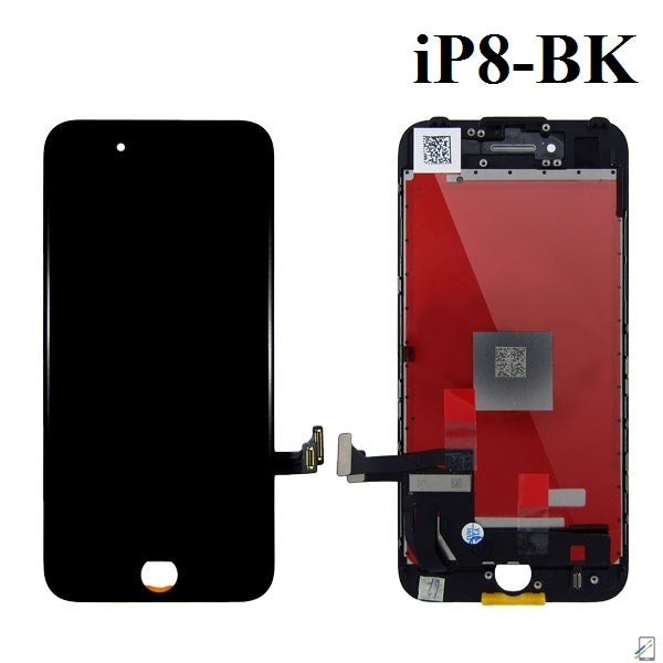 Apple iPhone 8 Black (4.7'') Lcd Touch Screen Assembly Replacement