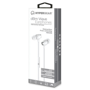 Universal 3.5mm Hi-Fi Stereo earphones with mic and noise isolation - White