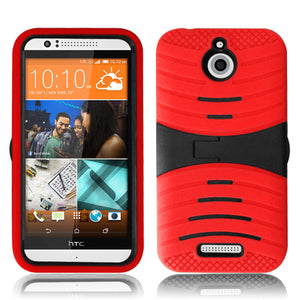 HTC DESIRE 510 GUARDIAN RED ON BLACK CASE