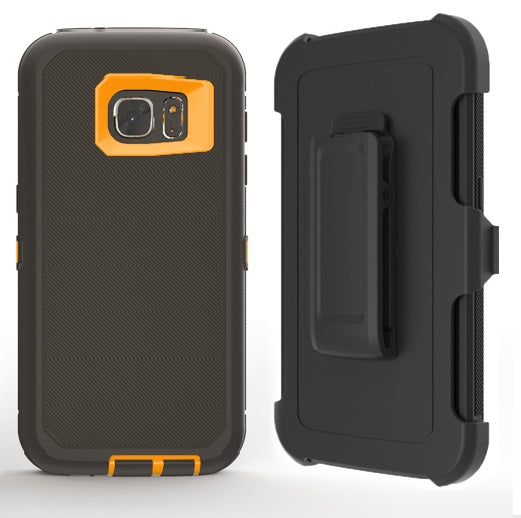 SAMSUNG GALAXY S7/G930 GUARDIAN BLACK ON ORANGE CASE