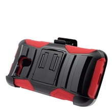 ALCATEL FIERCE 4/5051/POP 4 RED ECLIPSE COMBO HOLSTER CASE