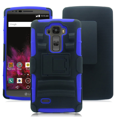 LG FLEX 2 BLUE ECLIPSE COMBO HOLSTER CASE