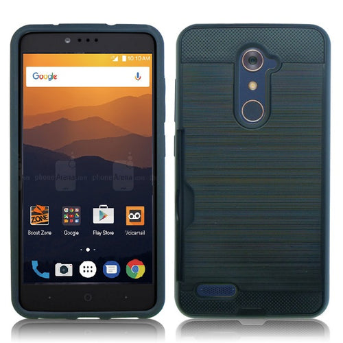 Zte MAX XL/N9560/ Bolton/Z981 Black on Black Duo Layer Case